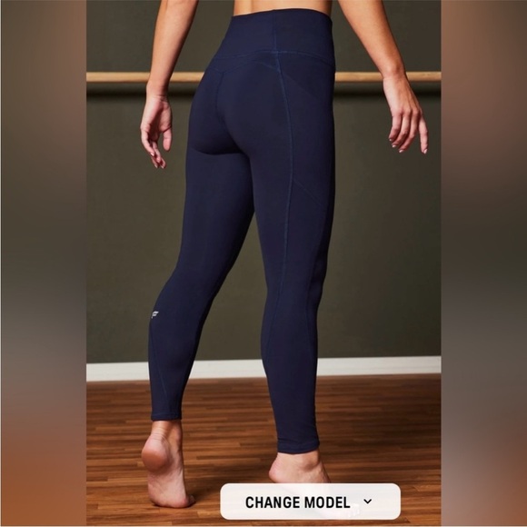 FABLETICS Navy Blue High-Waisted Legging Medium NWT - Picture 2 of 9